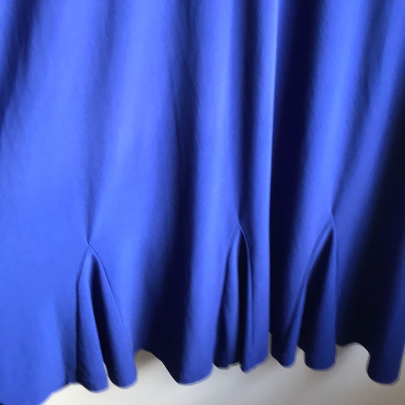 R&M Richards Royal Blue Sequined Swing Dress sz 14 - Picture 5 of 9